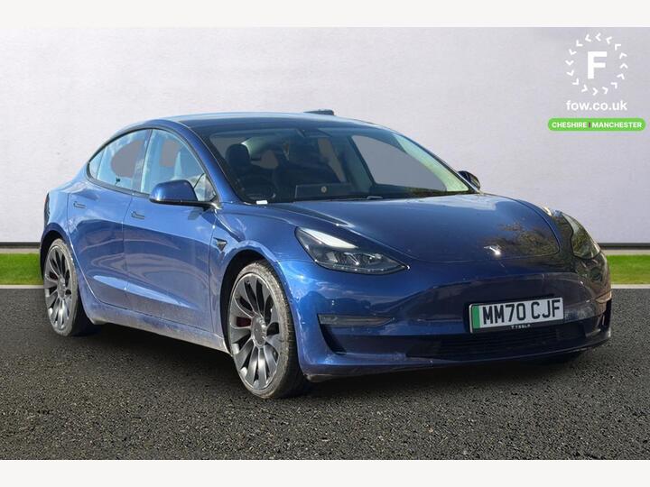 Tesla Model 3 (Dual Motor) Performance Auto 4WDE 4dr (Performance Upgrade)