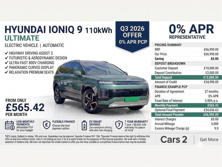 Hyundai IONIQ 9 110kWh Ultimate Auto 5dr