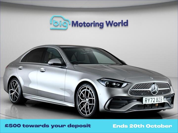 Mercedes-Benz C Class 1.5 C200h MHEV AMG Line (Premium Plus) G-Tronic+ Euro 6 (s/s) 4dr