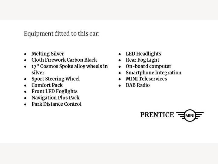 MINI Hatch 1.5 Cooper Classic Steptronic Euro 6 (s/s) 5dr