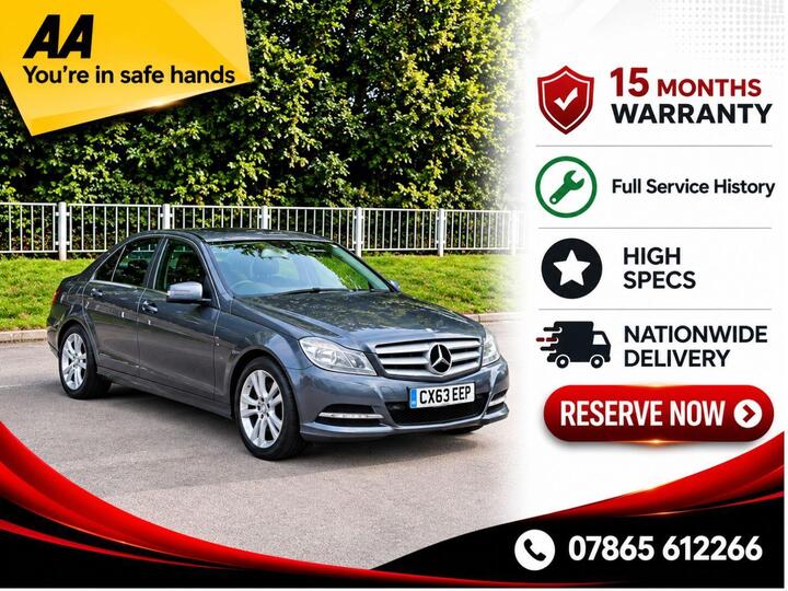 Mercedes-Benz C Class 1.6 C180 Executive SE Euro 6 (s/s) 4dr