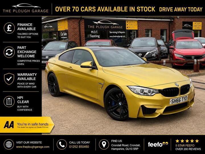 BMW M4 3.0 BiTurbo DCT Euro 6 (s/s) 2dr