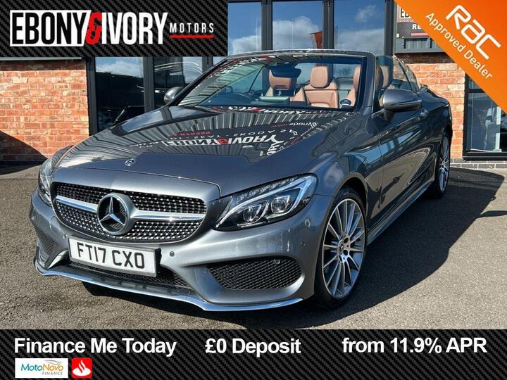 Mercedes-Benz C-CLASS 2.1 C220d AMG Line (Premium Plus) Cabriolet G-Tronic+ 4MATIC Euro 6 (s/s) 2dr