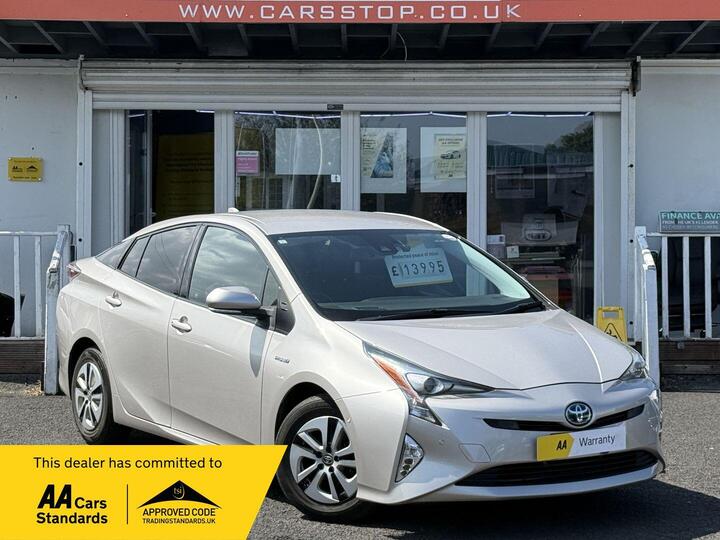 Toyota Prius 1.8 VVT-h Excel CVT Euro 6 (s/s) 5dr (15in Alloy)