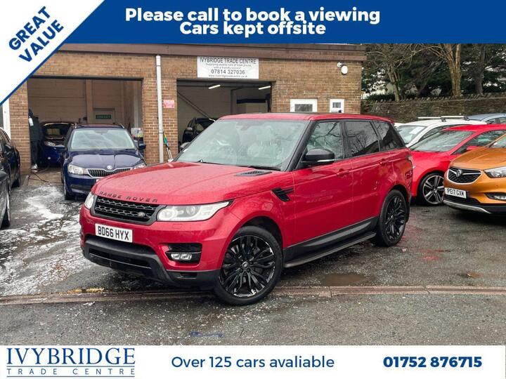 Land Rover RANGE ROVER SPORT 3.0 SD V6 HSE Auto 4WD Euro 6 (s/s) 5dr