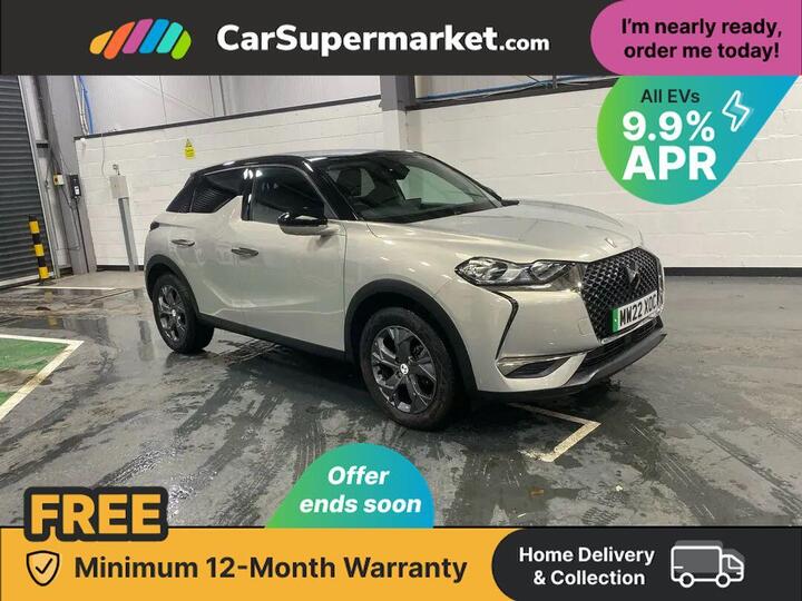 DS AUTOMOBILES Ds 3 E-TENSE 50kWh Bastille Crossback Auto 5dr DS AUTOMOBILES Ds 3 E-TENSE 50kWh Bastille Crossback Auto 5dr