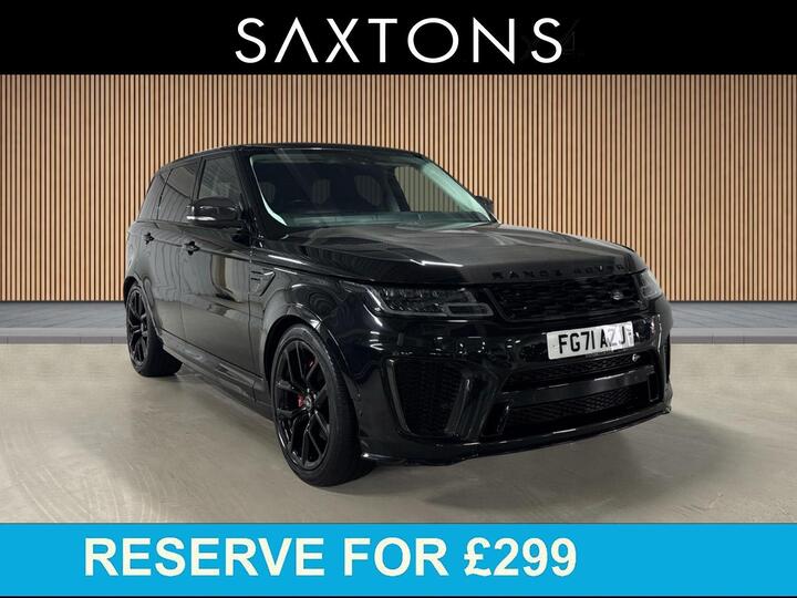 Land Rover Range Rover Sport 5.0 P575 V8 SVR Carbon Edition Auto 4WD Euro 6 (s/s) 5dr