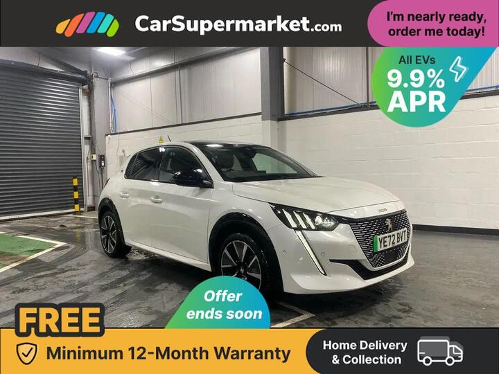 Peugeot 208 50kWh GT Premium Auto 5dr (7kW Charger) Peugeot 208 50kWh GT Premium Auto 5dr (7kW Charger)