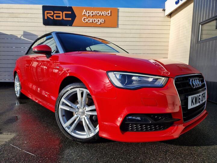 Audi A3 CABRIOLET 1.4 TFSI CoD S Line Euro 6 (s/s) 2dr (Nav)