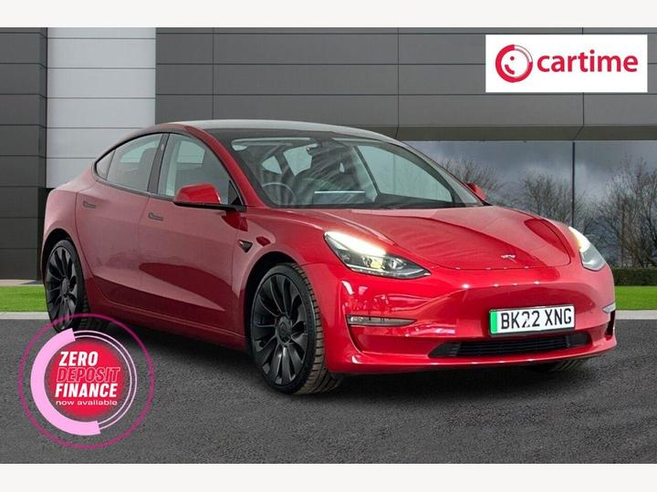 Tesla Model 3 (Dual Motor) Performance Auto 4WDE 4dr (Performance Upgrade)
