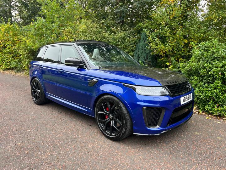 Land Rover Range Rover Sport 5.0 P575 V8 SVR Auto 4WD Euro 6 (s/s) 5dr Land Rover Range Rover Sport 5.0 P575 V8 SVR Auto 4WD Euro 6 (s/s) 5dr