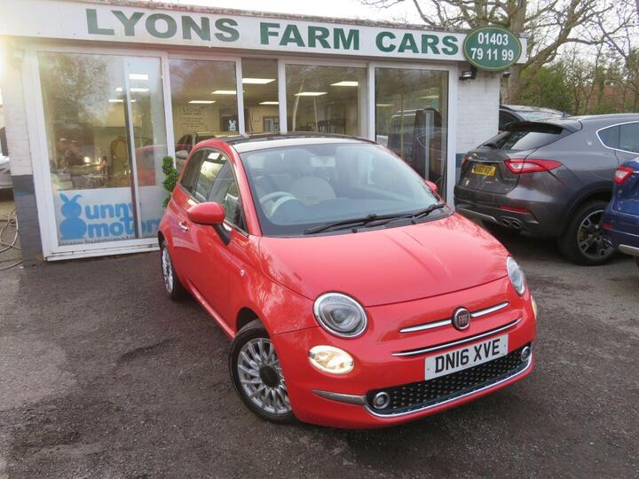 Fiat 500 1.2 Lounge Euro 6 (s/s) 3dr