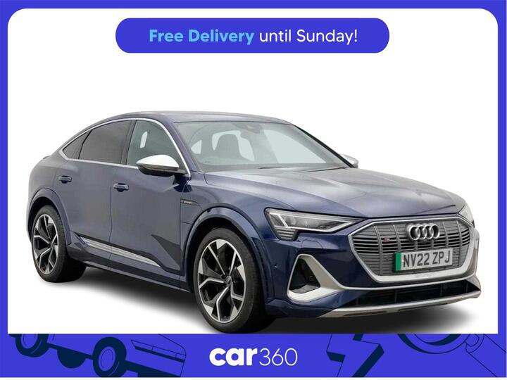 Audi E-tron S Sportback Auto Quattro 5dr 95kWh (11kW Charger) Audi E-tron S Sportback Auto Quattro 5dr 95kWh (11kW Charger)
