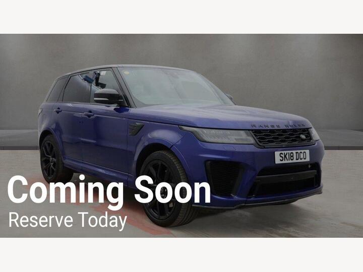 Land Rover RANGE ROVER SPORT 5.0 P575 V8 SVR Auto 4WD Euro 6 (s/s) 5dr
