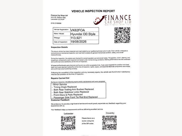Hyundai I30 1.4 Style Euro 5 5dr