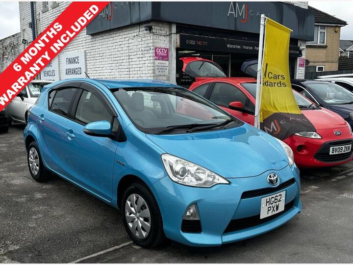Toyota AQUA 1.5 Automatic Petrol Hybrid Hatchback Blue 5dr SUPER LOW MILEAGE/ 12 MONTHS MOT