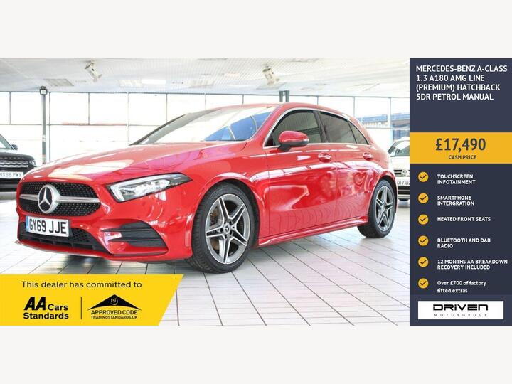 Mercedes-Benz A-CLASS 1.3 A180 AMG Line (Premium) Euro 6 (s/s) 5dr