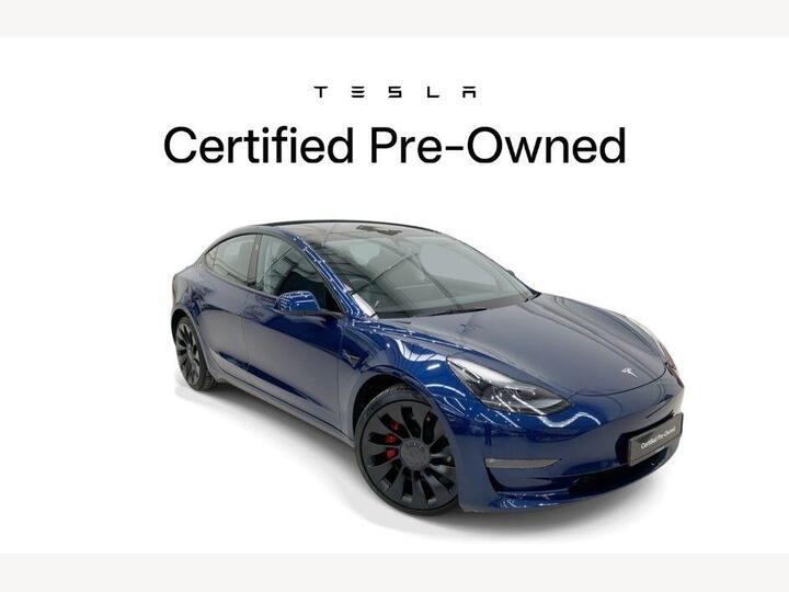 Tesla Model 3 (Dual Motor) Performance Auto 4WDE 4dr (Performance Upgrade)