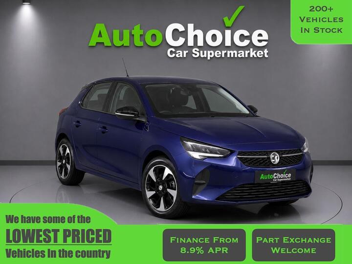 Vauxhall CORSA ELECTRIC HATCHBACK 50kWh SE Nav Premium Auto 5dr (7.4Kw Charger)