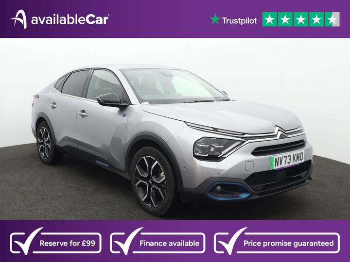 Citroen E-C4 X 50kWh Shine Plus Fastback Auto 4dr (7.4kW Charger)