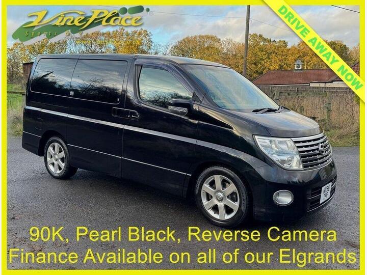Nissan ELGRAND Highway Star 3.5 Auto, 8 Seats +Colour Reverse Camera+