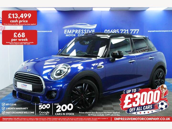 MINI HATCH 1.5 Cooper Sport Steptronic Euro 6 (s/s) 5dr