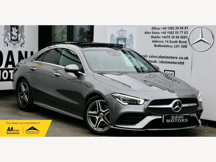 Mercedes-Benz CLA 1.3 CLA200 AMG Line Night Edition (Premium Plus) Coupe 7G-DCT Euro 6 (s/s) 4dr Mercedes-Benz CLA 1.3 CLA200 AMG Line Night Edition (Premium Plus) Coupe 7G-DCT Euro 6 (s/s) 4dr