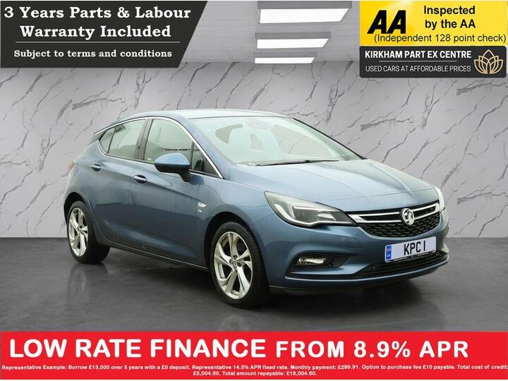 Vauxhall ASTRA 1.6 CDTi BlueInjection SRi Auto Euro 6 5dr