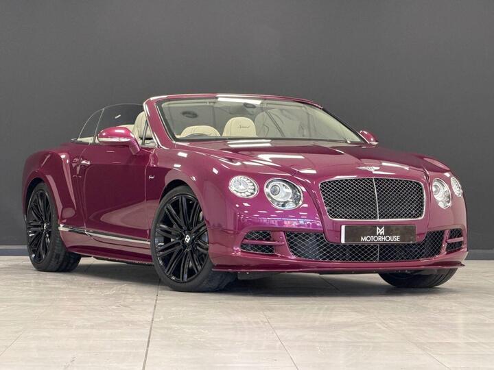 Bentley CONTINENTAL 6.0 W12 GTC Speed Auto 4WD Euro 5 2dr Bentley CONTINENTAL 6.0 W12 GTC Speed Auto 4WD Euro 5 2dr