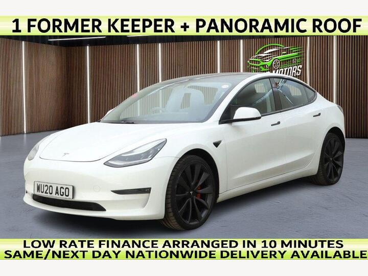 Tesla Model 3 (Dual Motor) Performance Auto 4WDE 4dr (Performance Upgrade)