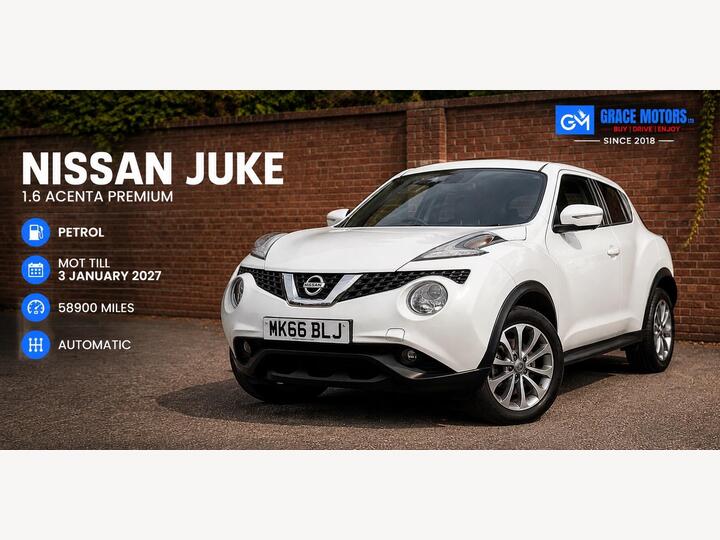 Nissan Juke 1.6 N-Connecta XTRON Euro 6 5dr