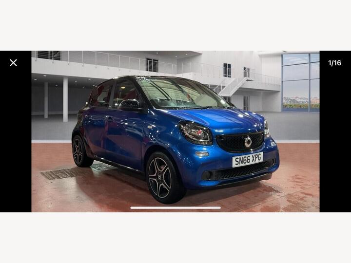 Smart FORFOUR 0.9T Prime (Premium) Twinamic Euro 6 (s/s) 5dr