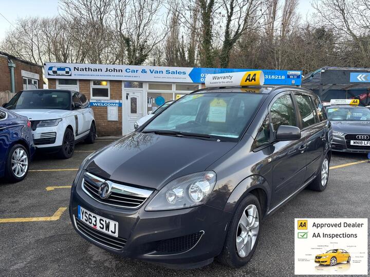 Vauxhall Zafira 1.8 16V Exclusiv Euro 5 5dr