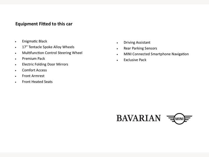 MINI Hatch 1.5 Cooper Exclusive Steptronic Euro 6 (s/s) 3dr