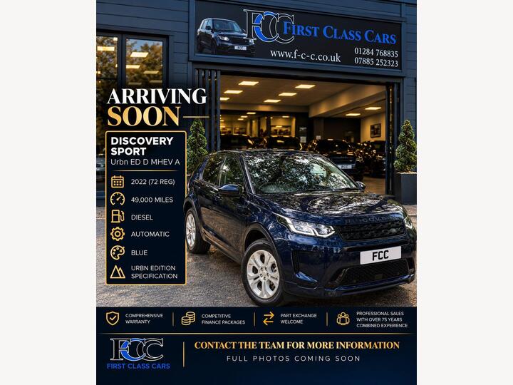 Land Rover DISCOVERY SPORT 2.0 D165 MHEV Urban Edition Auto 4WD Euro 6 (s/s) 5dr