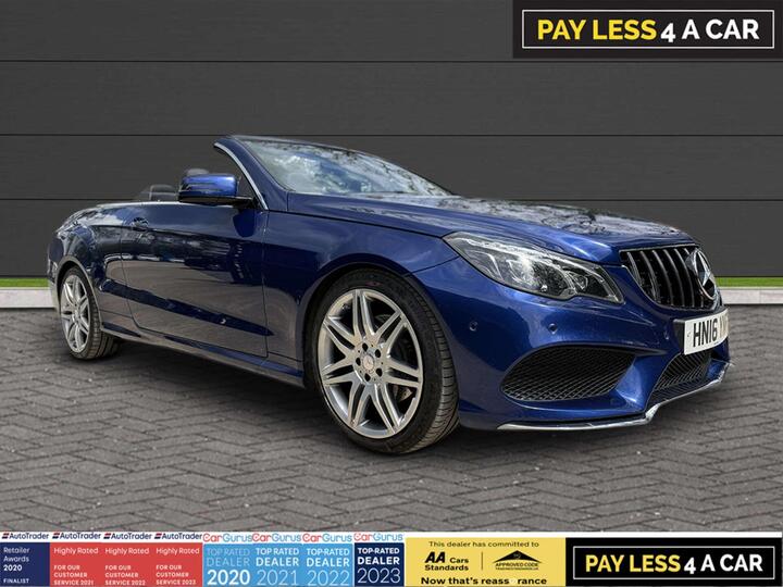 Mercedes-Benz E-CLASS 3.0 E350d V6 AMG Line Edition (Premium) Cabriolet G-Tronic+ Euro 6 (s/s) 2dr