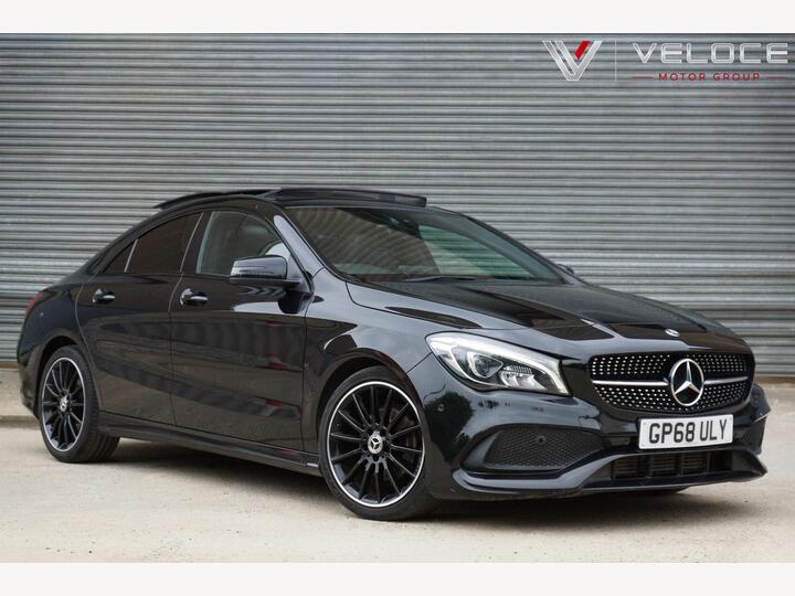 Mercedes-Benz CLA 1.6 CLA200 AMG Line Night Edition (Plus) Coupe Euro 6 (s/s) 4dr Mercedes-Benz CLA 1.6 CLA200 AMG Line Night Edition (Plus) Coupe Euro 6 (s/s) 4dr