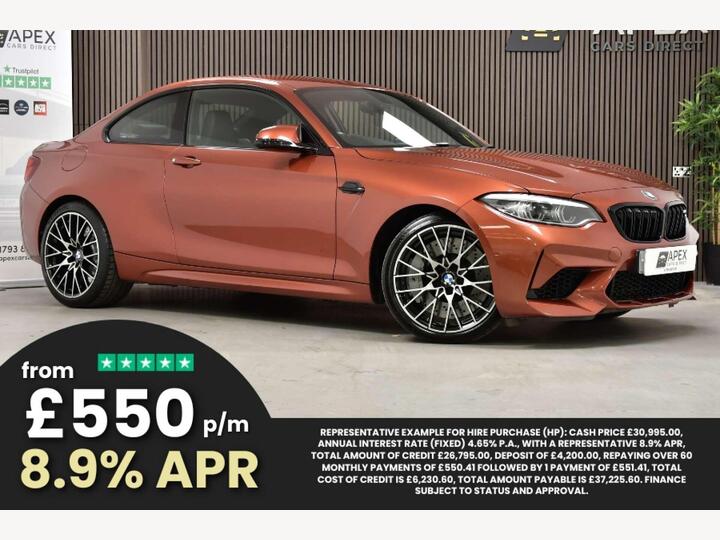 BMW M2 3.0 BiTurbo Competition DCT Euro 6 (s/s) 2dr