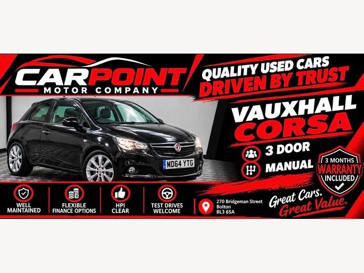 Vauxhall Corsa 1.4i EcoFLEX Sting Euro 6 3dr
