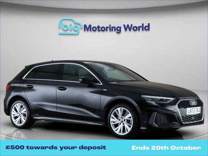 Audi A3 1.4 TFSIe 40 S Line Sportback S Tronic Euro 6 (s/s) 5dr 13kWh
