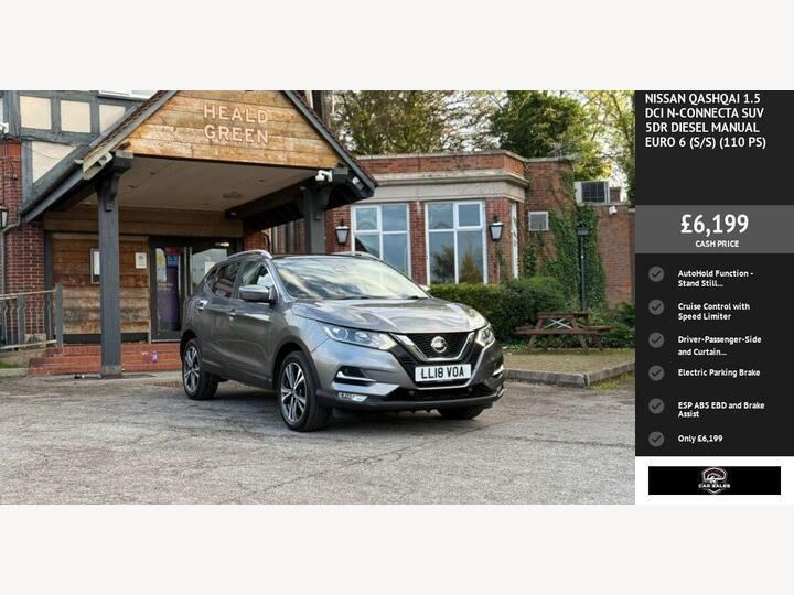 Nissan QASHQAI 1.5 DCi N-Connecta Euro 6 (s/s) 5dr