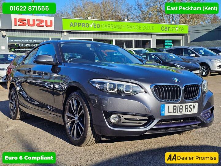 BMW 2 SERIES 2.0 218d Sport Auto Euro 6 (s/s) 2dr BMW 2 SERIES 2.0 218d Sport Auto Euro 6 (s/s) 2dr