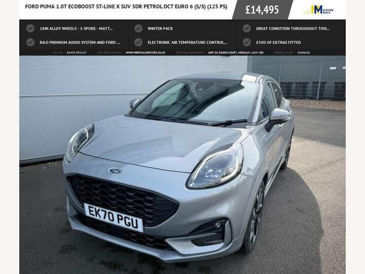 Ford PUMA 1.0T EcoBoost ST-Line X DCT Euro 6 (s/s) 5dr