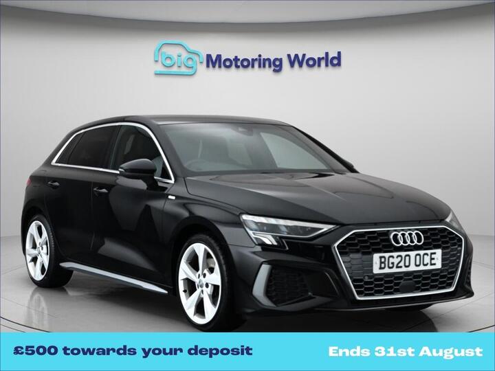 Audi A3 1.0 TFSI 30 S Line Sportback Euro 6 (s/s) 5dr