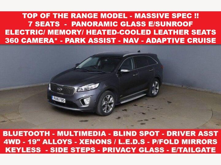 Kia SORENTO 2.2 CRDi KX-4 Auto AWD Euro 6 5dr
