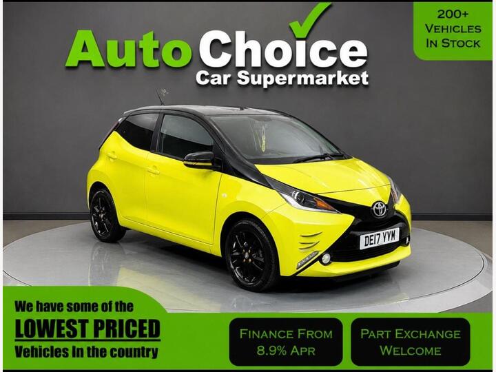 Toyota AYGO 1.0 VVT-i X-cite 3 Yellow Bi-Tone Euro 6 5dr