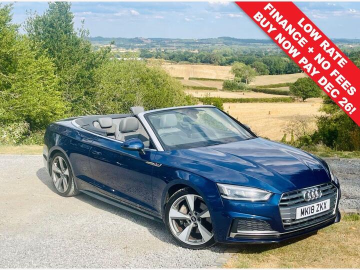 Audi A5 CABRIOLET 2.0 TFSI S Line S Tronic Quattro Euro 6 (s/s) 2dr
