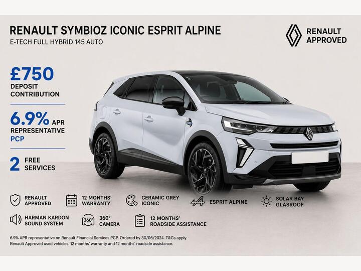 Renault Symbioz 1.6 E-TECH Iconic Esprit Alpine Auto Euro 6 (s/s) 5dr