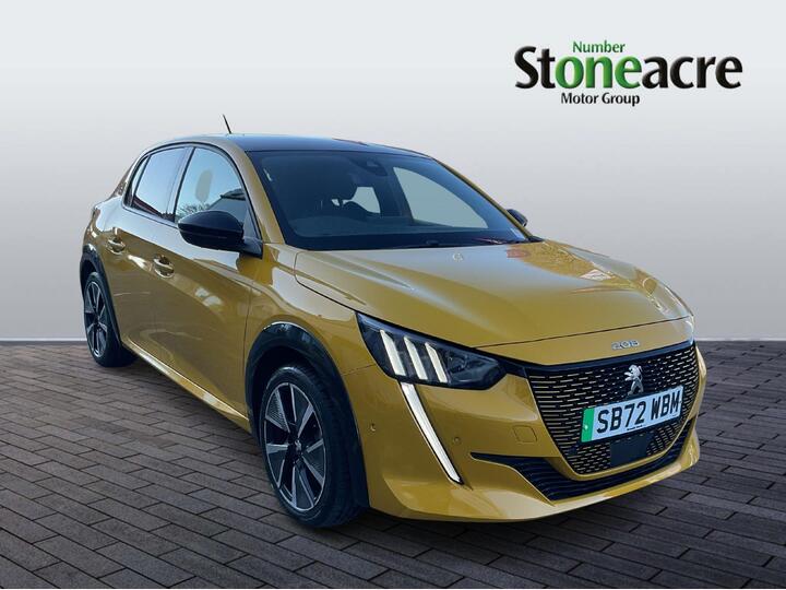 Peugeot E-208 50kWh GT Premium Auto 5dr (7kW Charger)