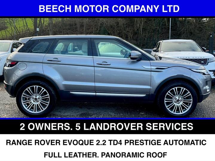 Land Rover Range Rover Evoque 2.2 SD4 Prestige Auto 4WD Euro 5 5dr Land Rover Range Rover Evoque 2.2 SD4 Prestige Auto 4WD Euro 5 5dr
